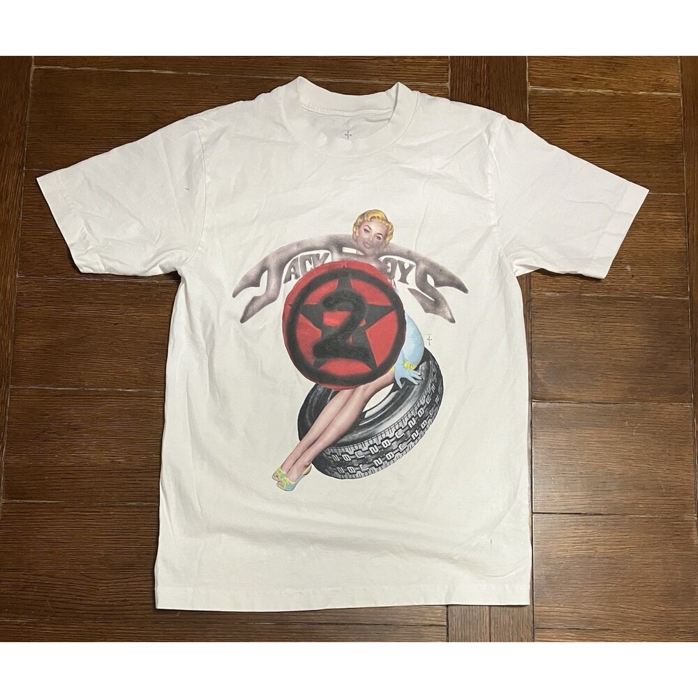Travis Scott Cactus Jack JackBoys 2 C1 Tee Mens Size S White NWOT